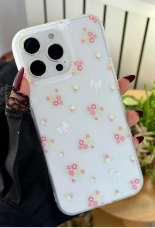  Iphone 14 Promax Uyumlu Parmak İzi Bırakmaz Baskılı Mat Şeffaf Kılıf