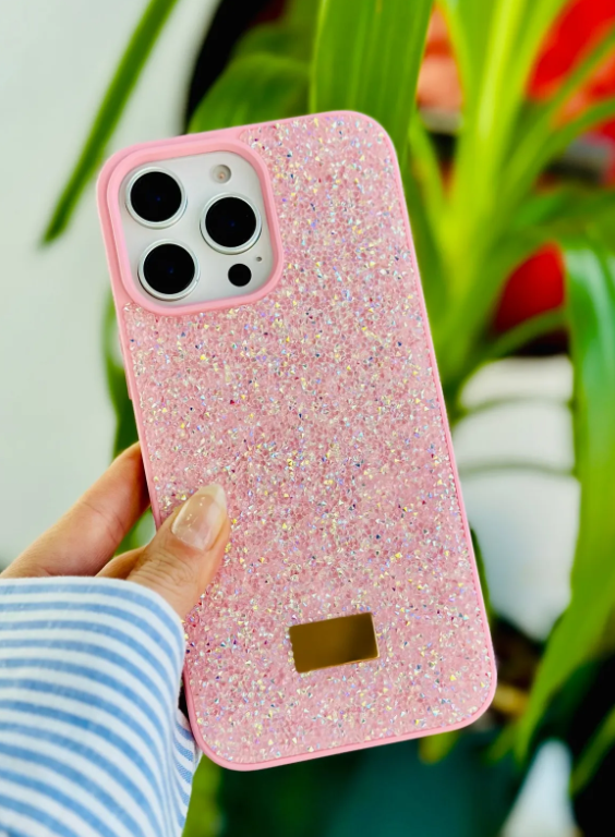  Iphone 16 Promax Uyumlu ELMAS Tasarımlı Taşlı Işıltılı Parlak Pırlanta Silikon Kılıf