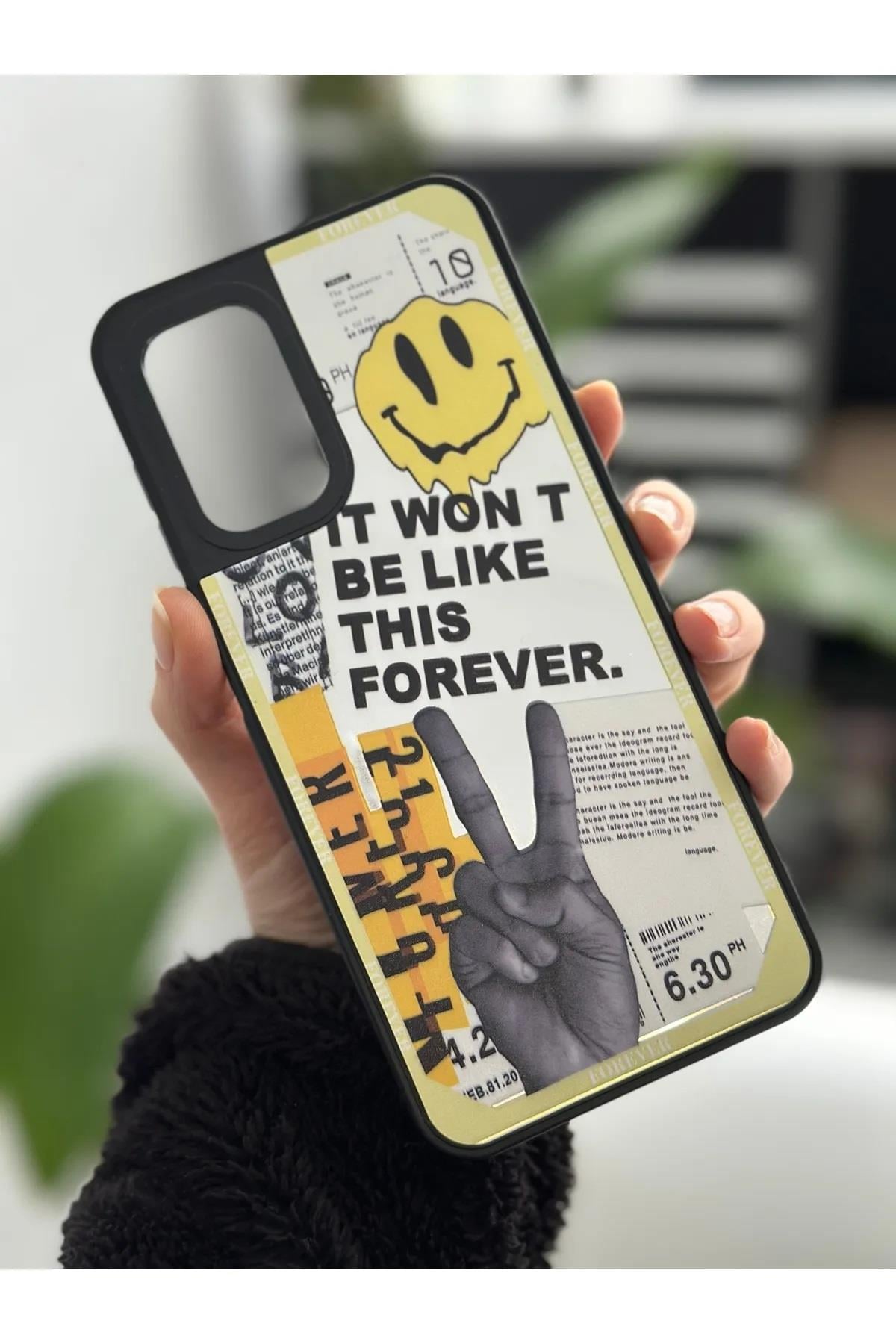  Samsung Galaxy A13 Uyumlu Aynalı Forever Tasarımlı Silikon Kılıf