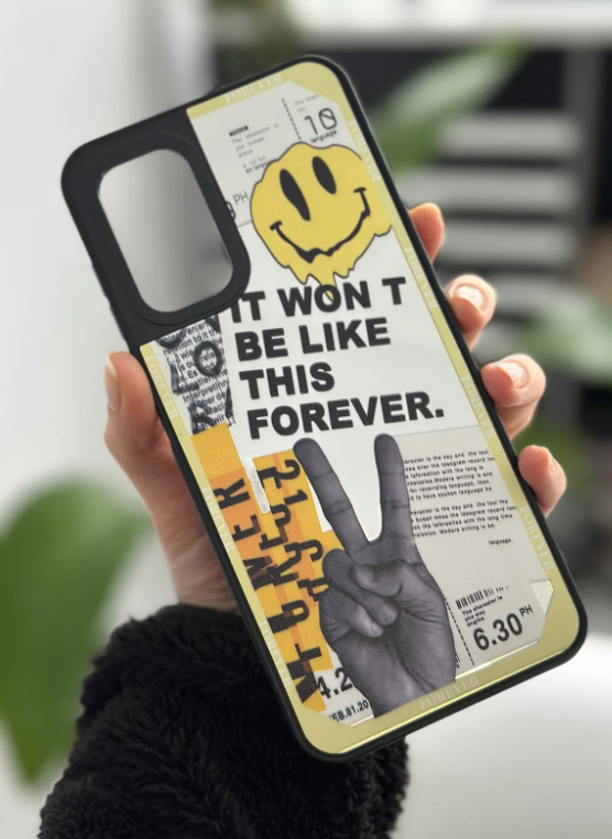  Samsung Galaxy A23 Uyumlu Aynalı Forever Tasarımlı Silikon Kılıf