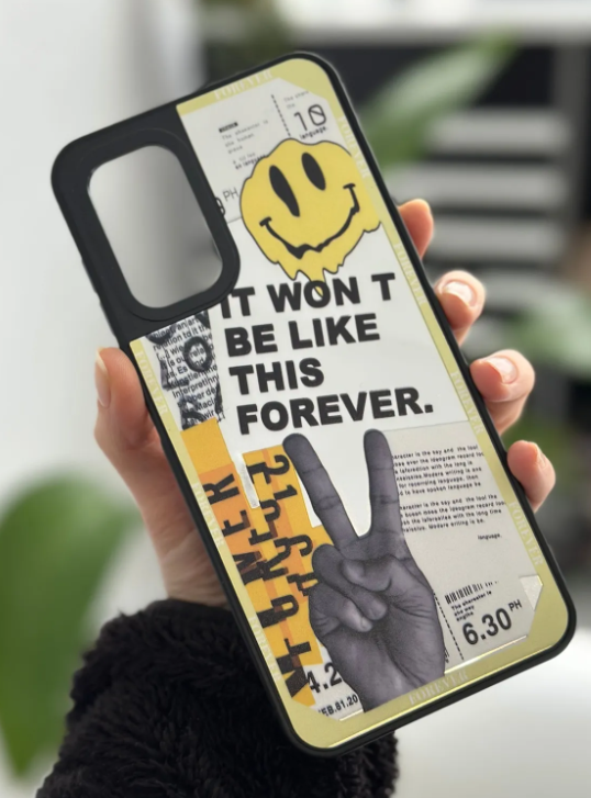  Samsung Galaxy A32 Uyumlu Aynalı Forever Tasarımlı Silikon Kılıf