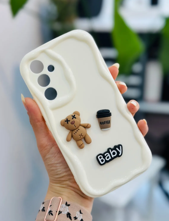  Samsung Galaxy A34 Uyumlu 3d Tasarımlı Oyuncaklı Silikon Kılıf