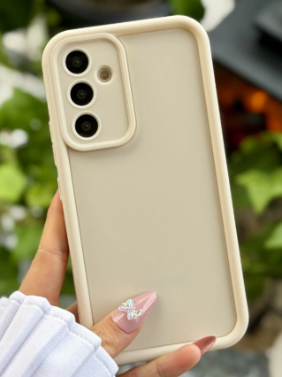 Galaxy A54 Uyumlu Mat Lansman Parmak İzi Bırakmaz Esnek Silikon Kılıf