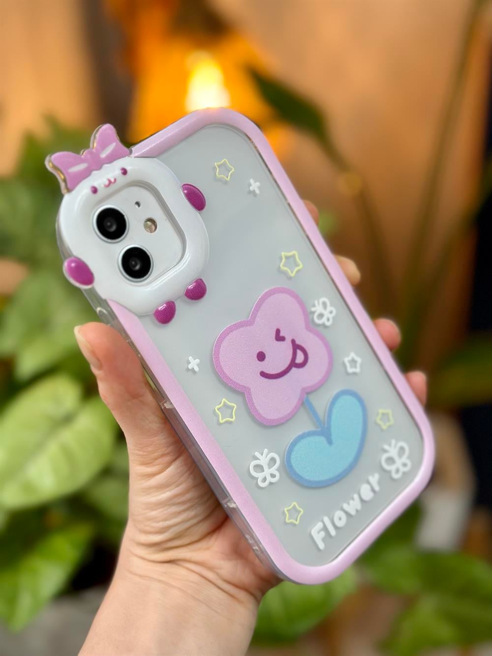 iPhone 11 Uyumlu Kurdele Desenli Kılıf