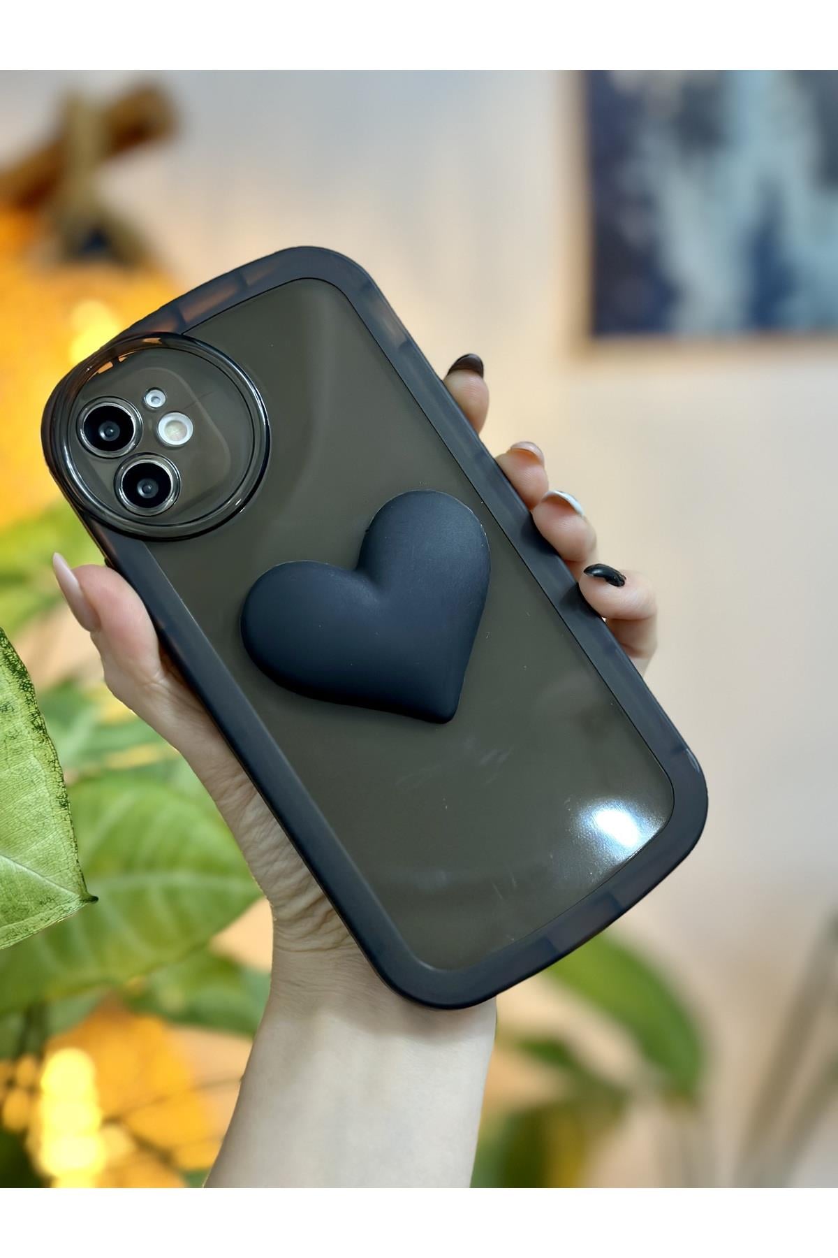 iPhone 11 Uyumlu Oyuncaklı Kalp Desenli Kılıf 11oyuncakkalp, one size