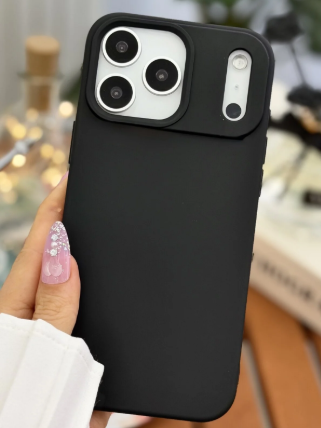 Iphone 17 Promax Uyumlu Içi Kadife Leke Tutmaz Sıvı Silikon Lansman Kılıf