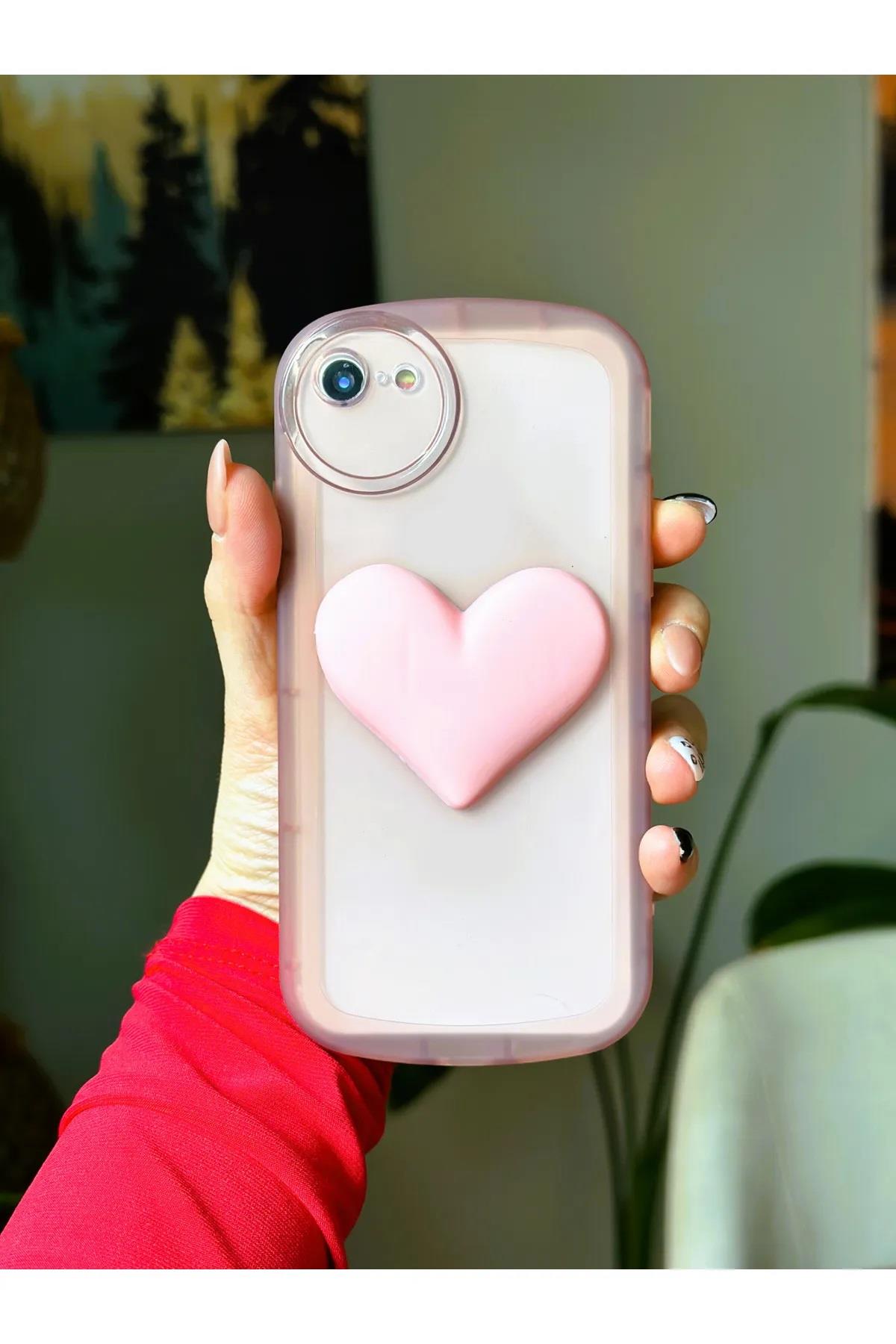 Iphone 7 Plus - 8 Plus Uyumlu Oyuncaklı Kalp Model Kılıf