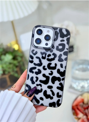  Iphone 14 Promax Uyumlu Parmak İzi Bırakmaz Mat Baskı Şeffaf Kılıf