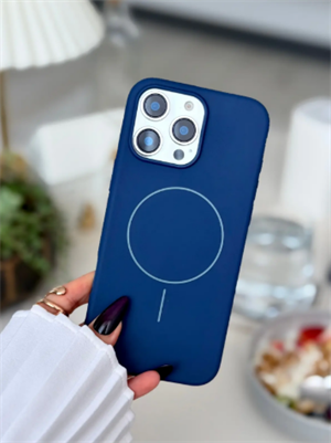 Iphone 14 Promax Uyumlu MAGSAFE Özellikli Parmak İzi Bırakmaz Darbe Önleyici Sıvı Silikon Kılıf