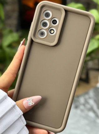  Galaxy A32 Uyumlu Mat Lansman Parmak İzi Bırakmaz Esnek Silikon Kılıf