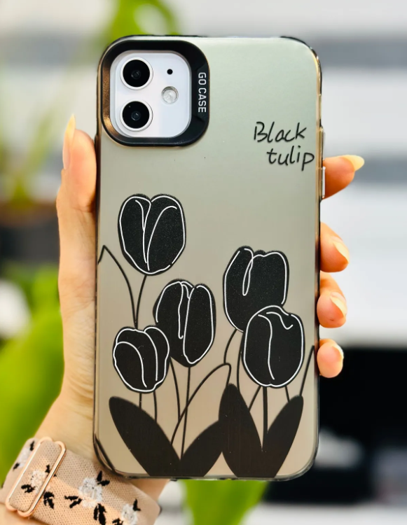  Iphone 11 Uyumlu (12 Görünümlü) KÖŞELİ Parmak İzi Bırakmaz Baskılı Metalik ELECTRO Silikon Kılıf