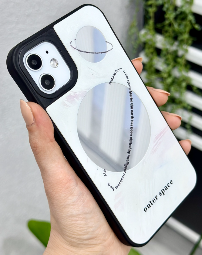  Iphone 11 Uyumlu Aynalı Tasarım Darbe Önleyici Silikon Kılıf