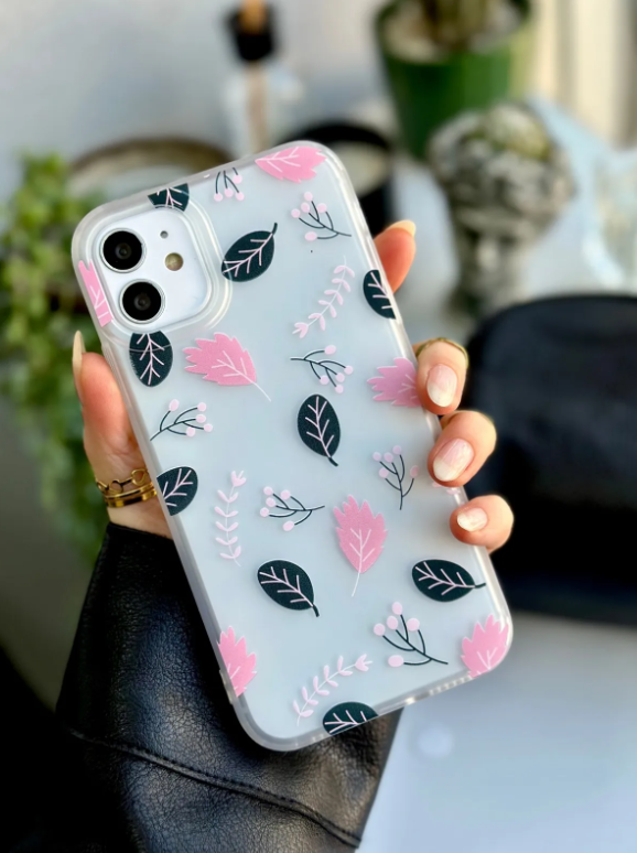  Iphone 11 Uyumlu Darbe Önleyici Mat Şeffaf Baskılı Silikon Kılıf