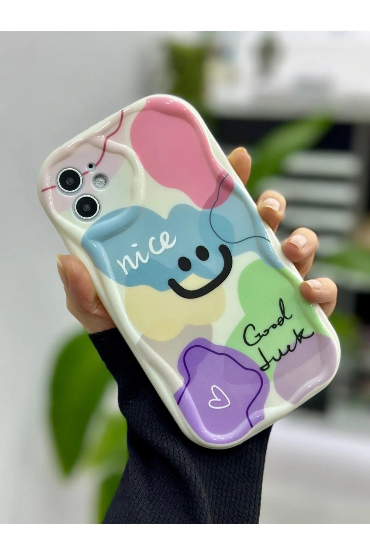  Iphone 11 Uyumlu Darbe Önleyici Smile BASKILI Silikon Kılıf
