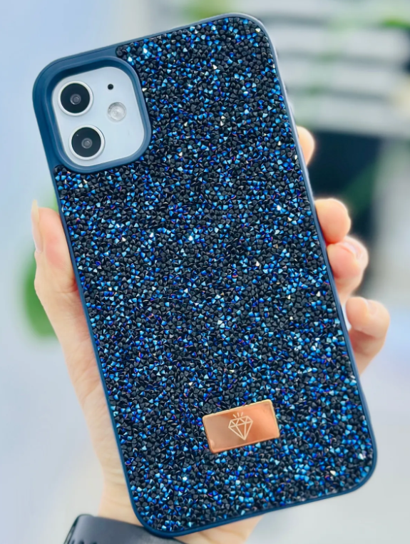  Iphone 11 Uyumlu Elmas Tasarımlı Taşlı Işıltılı Parlak Pırlanta Silikon Kılıf