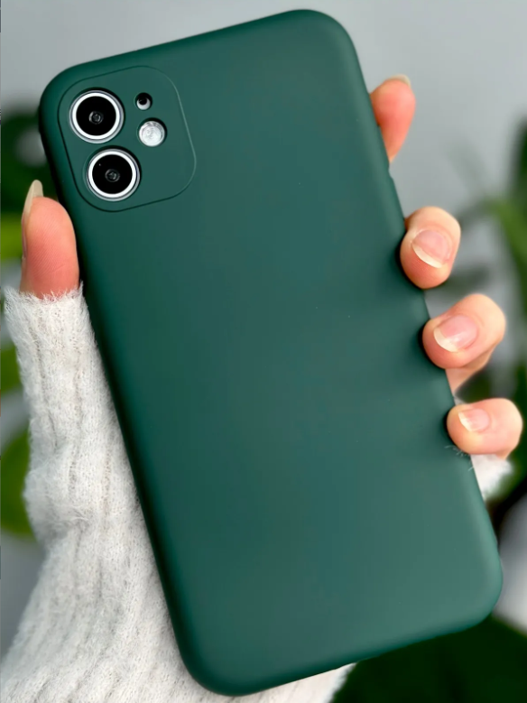  Iphone 11 Uyumlu Içi Kadife Lansman Renkli Esnek Silikon Koruma Kılıfı