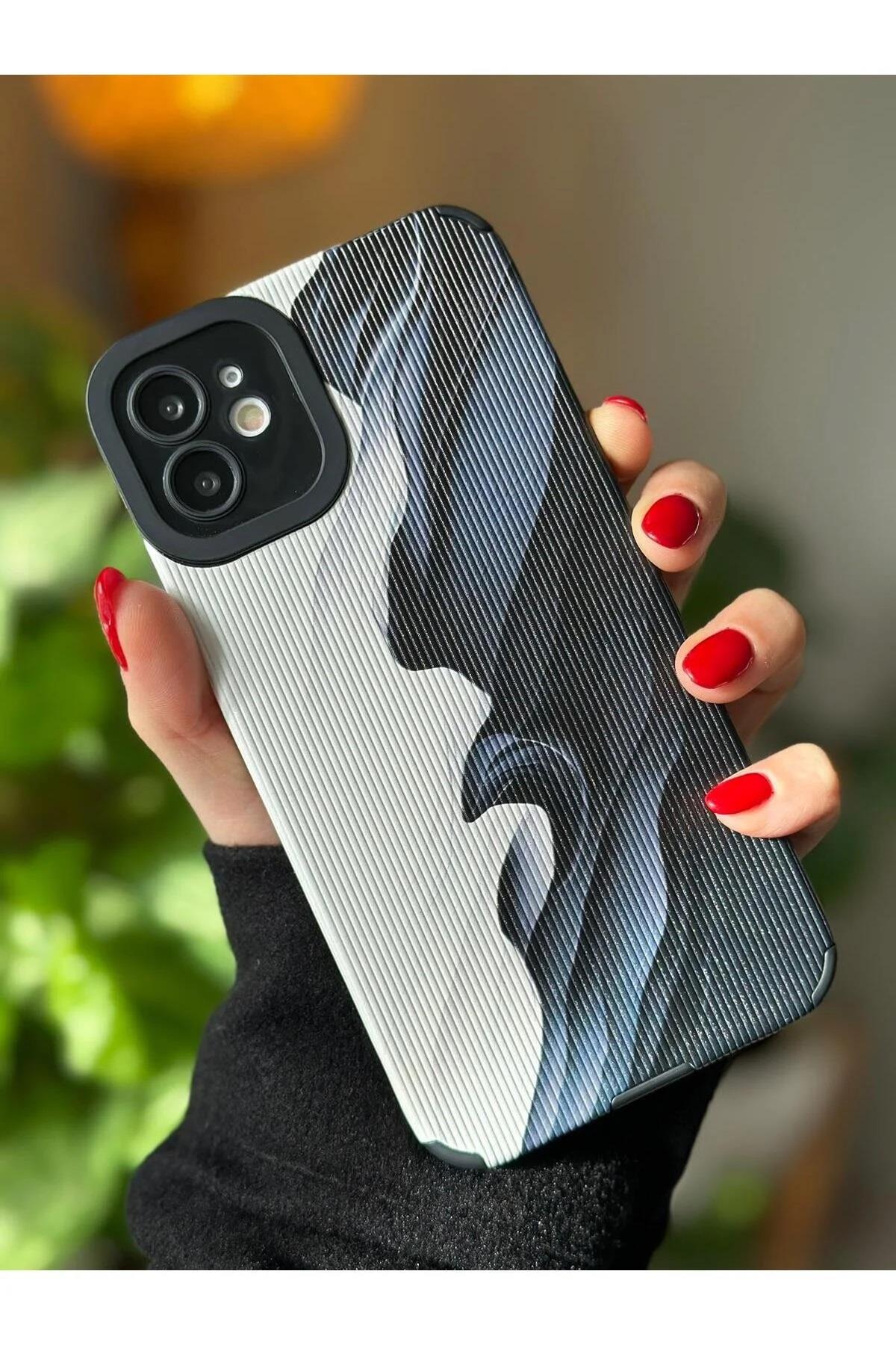  Iphone 11 Uyumlu Kaplama Tasarımlı Yumuşak Silikon Kamera Korumalı Kılıf