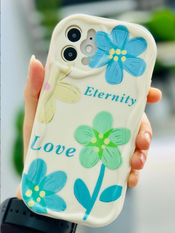  Iphone 12 Ve 12 Pro Birebir Uyumlu ETERNİTY Baskı Desenli Esnek Silikon Kılıf