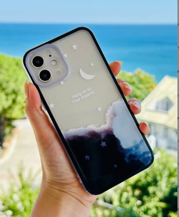  Iphone 12 ve 12 Pro Uyumlu Baskı Desenli Silikon Kılıf