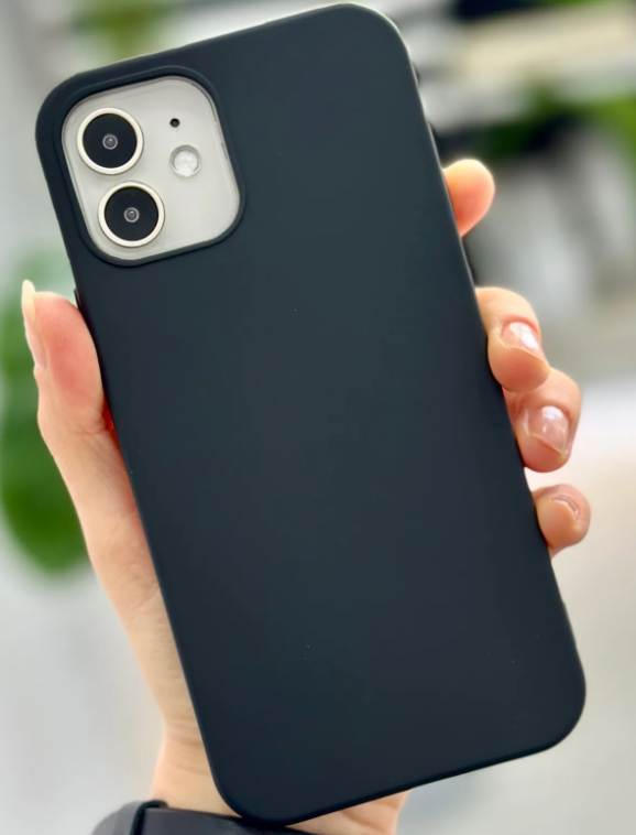  Iphone 12 ve 12 Pro Uyumlu İçi Kadife Sıvı Silikon Leke Tutmaz Lansman Kılıf