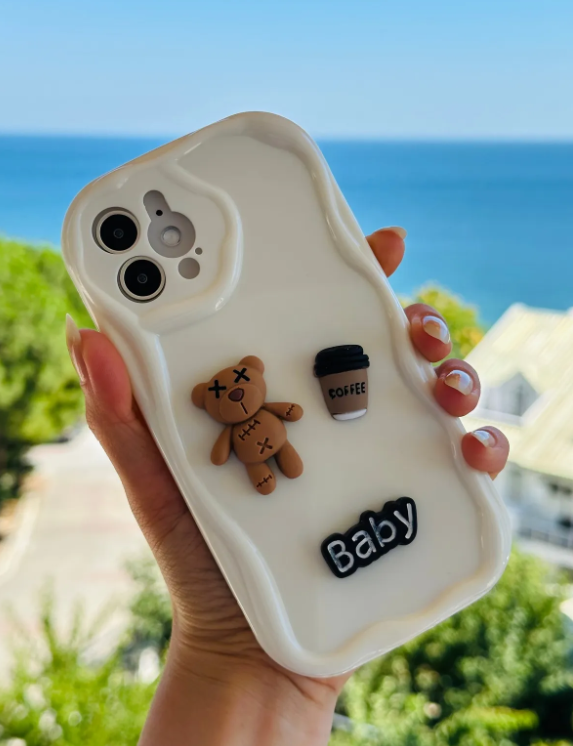  Iphone 12 ve 12 Pro Uyumlu Özel Tasarım 3d Oyuncak Tasarımlı Esnek Silikon Kılıf
