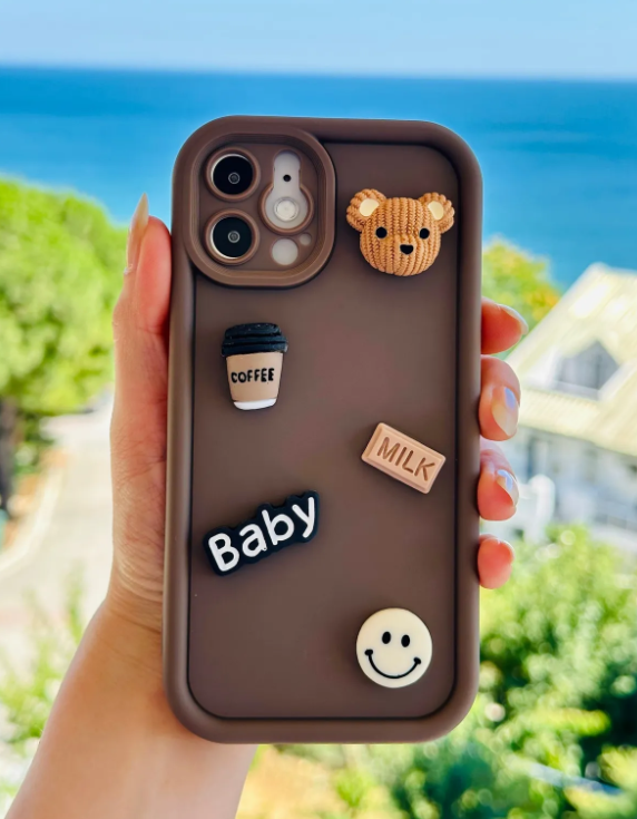  Iphone 12 ve 12 Pro Uyumlu Özel Tasarım 3d Oyuncak Tasarımlı Esnek Silikon Kılıf
