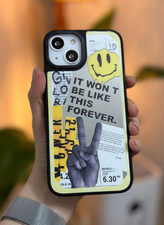  Iphone 13 - 14 - 15 Uyumlu Aynalı Forever Model Kılıf