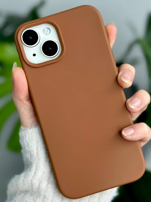  Iphone 13 - 14 - 15 Uyumlu Içi Kadife Leke Tutmaz Sıvı Silikon Lansman Kılıf