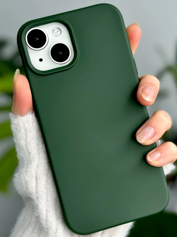  Iphone 13 - 14 - 15 Uyumlu Içi Kadife Leke Tutmaz Sıvı Silikon Lansman Kılıf
