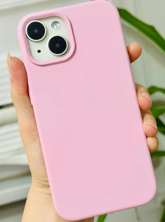  Iphone 13 - 14 - 15 Uyumlu Içi Kadife Leke Tutmaz Sıvı Silikon Lansman Kılıf