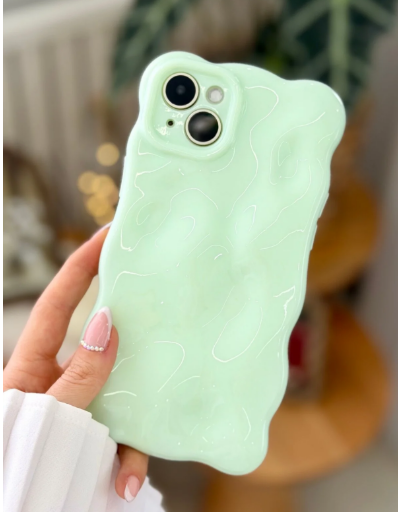  Iphone 14 plus ve 15 Plus Uyumlu 3d Bubble Tasarımlı Pastel Renk Esnek Silikon Kılıf Model Kodu: 14pluspastel