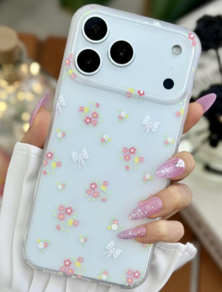  Iphone 17 Promax Uyumlu Darbe Önleyici Mat Şeffaf Baskılı Silikon Kılıf