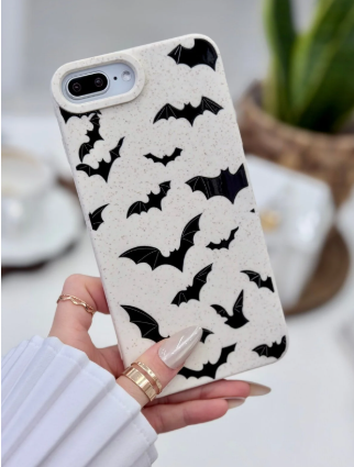  İPhone 6 Plus - 7 Plus Ve 8 Plus Uyumlu Baskı Yarasa Lansman Silikon Kılıf