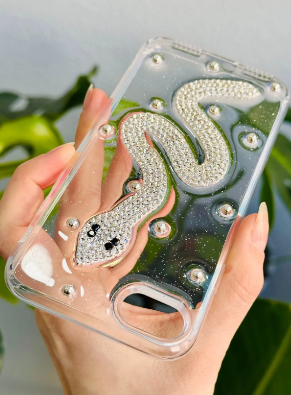  Iphone 7 - 8 - SE 2020 - SE 2022 Uyumlu Taş Yılan 3d Oyuncak Figürlü Tasarım Kılıf