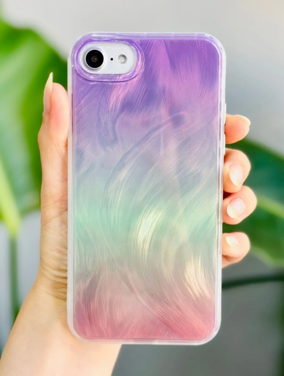  Iphone 7 - 8 - Se 2020 Shine Renk Geçişli Esnek Silikon Kılıf