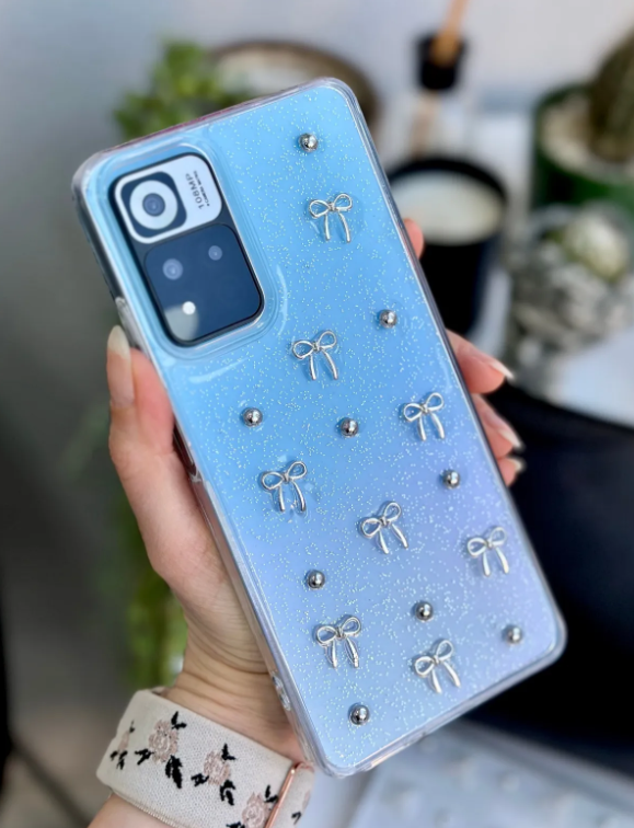  Redmi Note 11 Pro ve 12 Pro 4g Uyumlu 3d Mini Fiyonk Tasarımlı Oyuncaklı Silikon Kılıf