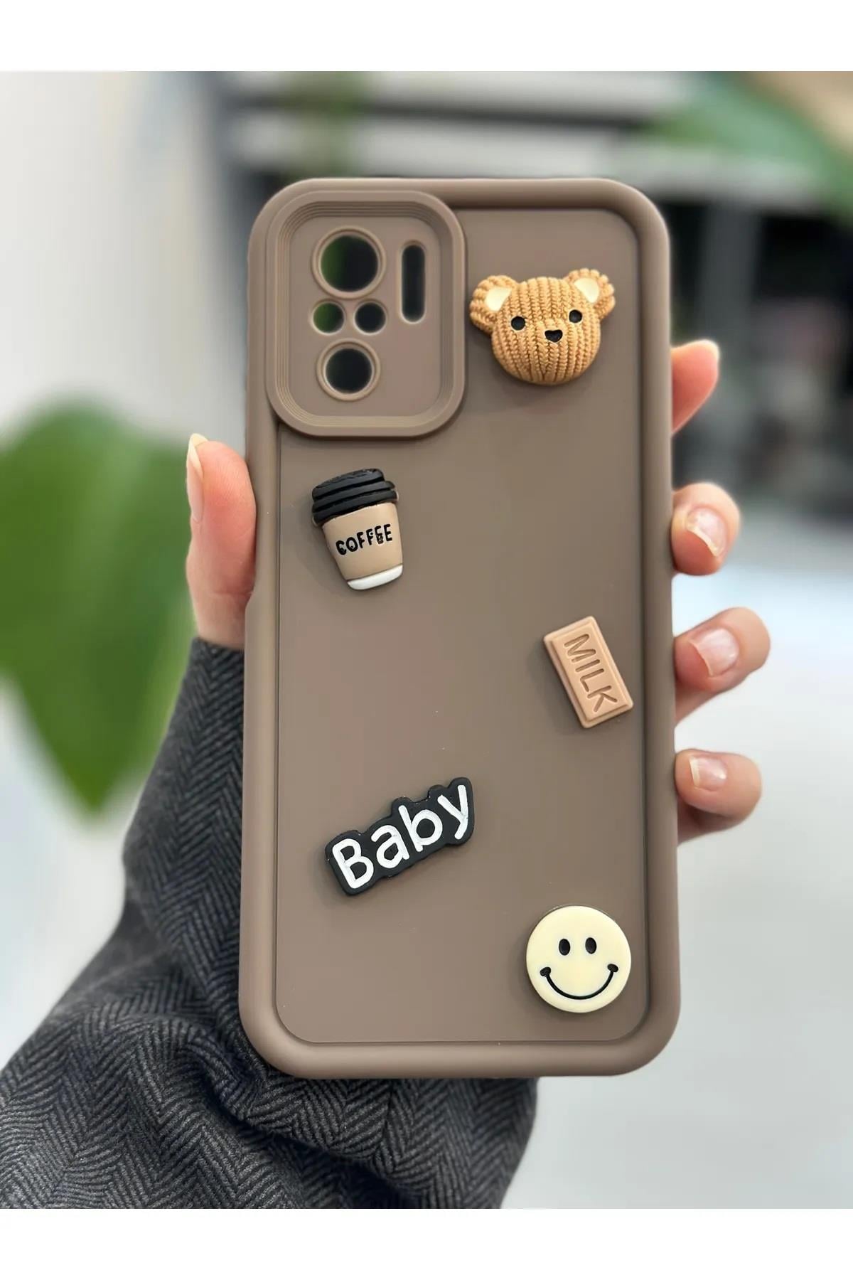  Xiaomi Note 10 4g Uyumlu Çikolata Baby Oyuncak Tasarımlı Silikon Kılıf