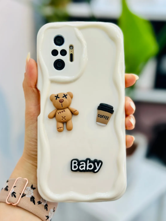  Xiaomi Note 10 Pro Uyumlu 3d Oyuncak Tasarımlı Silikon Kılıf