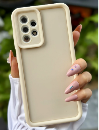 Galaxy A32 Uyumlu Mat Lansman Parmak İzi Bırakmaz Esnek Silikon Kılıf