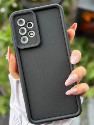 Galaxy A32 Uyumlu Mat Lansman Parmak İzi Bırakmaz Esnek Silikon Kılıf