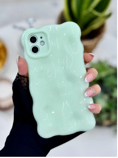 Iphone 11 Uyumlu 3d Bubble Tasarımlı Pastel Renk Esnek Silikon Kılıf