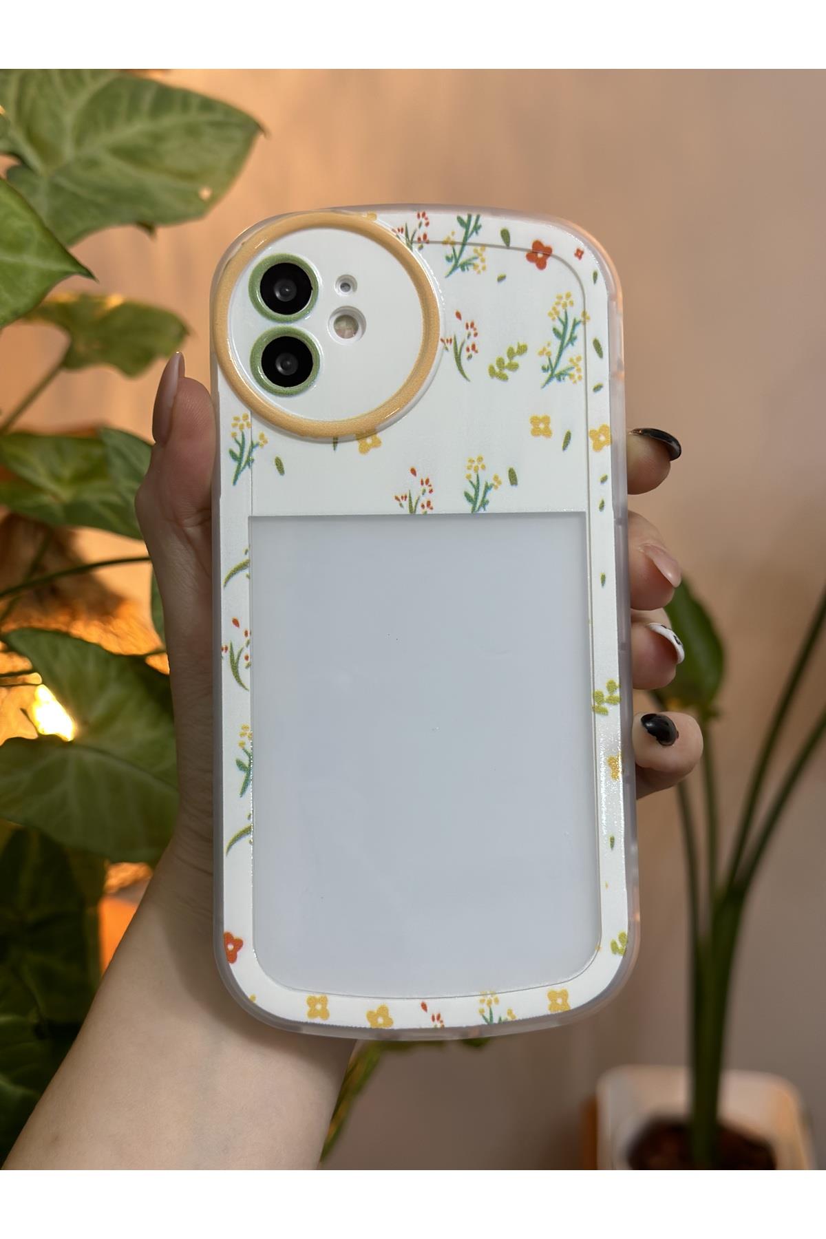 iPhone 11 Uyumlu Çiçek Bahçesi Desenli Kılıf smile2, one size