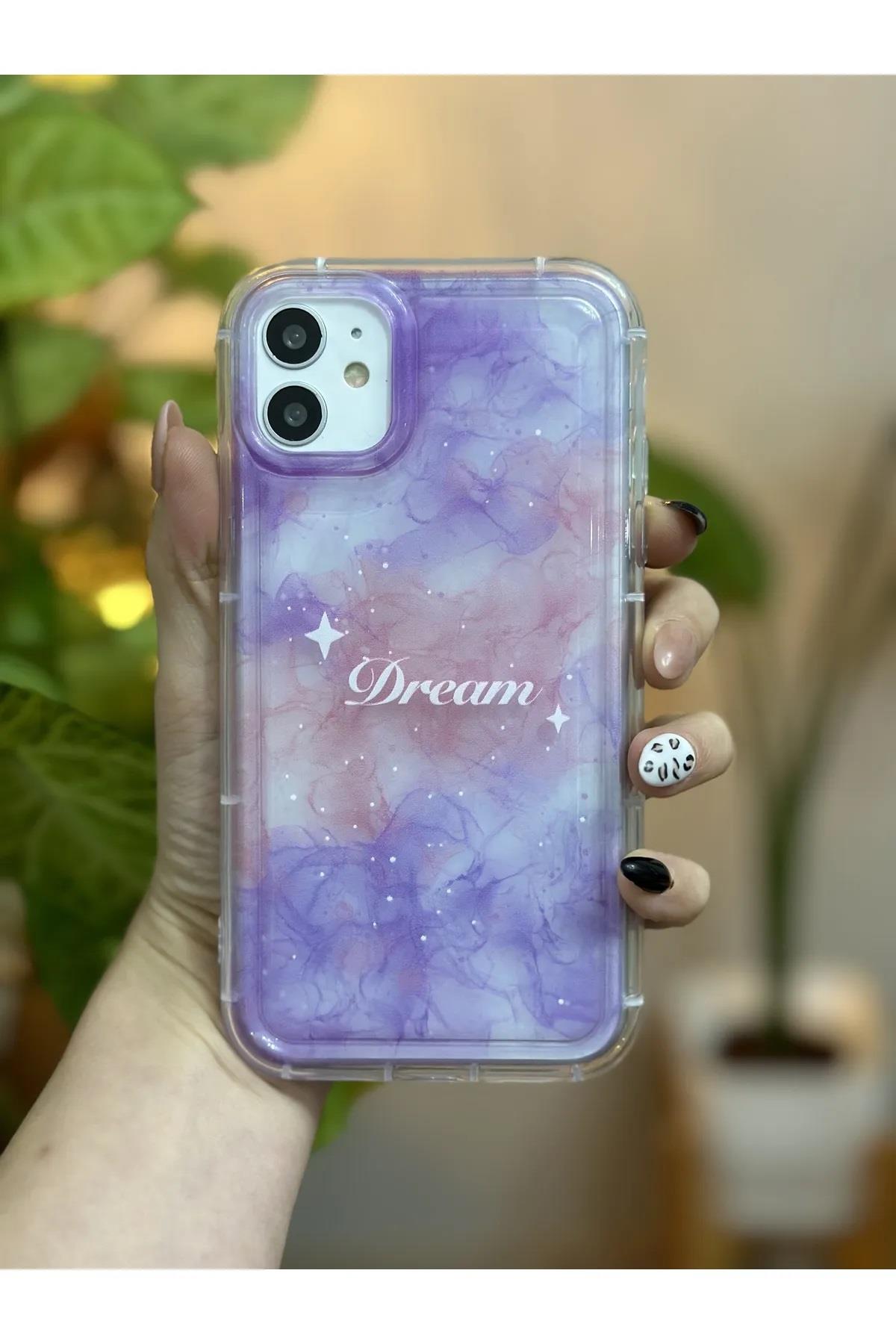 Iphone 11 Uyumlu Pembe Dream ( 12 Görünümlü Köşeli ) Kamera Korumalı Kılıf