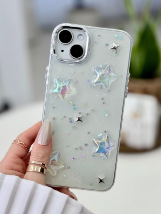 Iphone 14 Plus - 15 Plus Uyumlu Mini Yılıdz Tasarımlı Oyuncaklı Silikon Kılıf