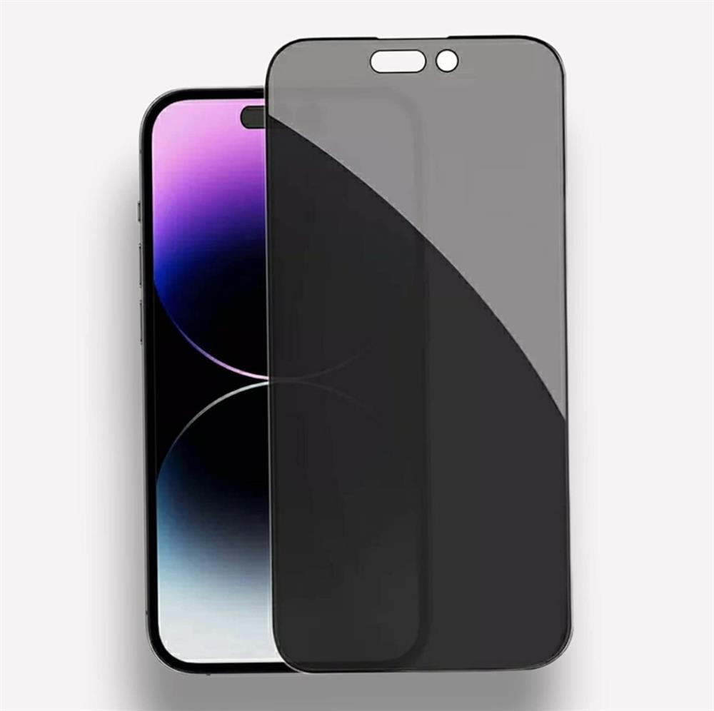 Iphone 14 PROMAX  Uyumlu PRİVACY (HAYALET) TEMPERLİ CAM Ekran Koruyucu