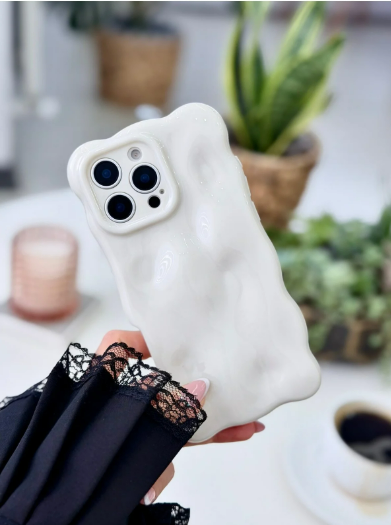 Iphone 16 Promax Uyumlu 3d Bubble Tasarımlı Pastel Renk Esnek Silikon Kılıf
