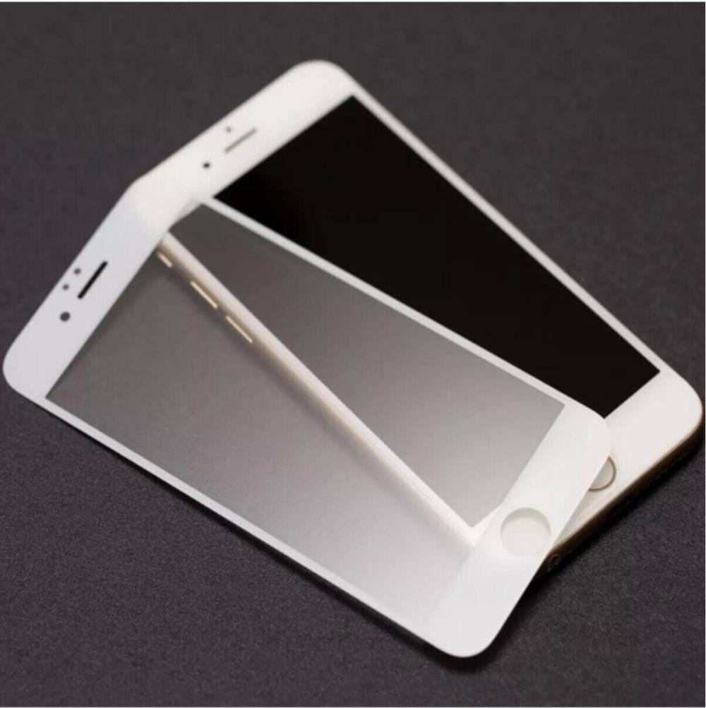 Iphone 8 Plus Beyaz Mat Kırılmaz Cam Nano Parmak Izi Bırakmaz - Go Aksesuar  - Telefon Kılıfları ve Aksesuarları
