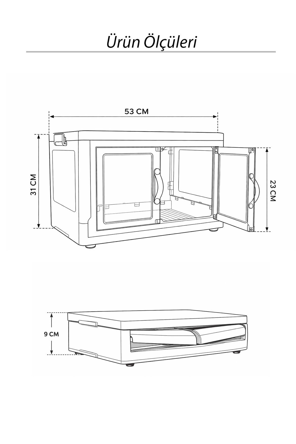  Katlanabilir Tekli Modüler Saklama Kutusu Şeffaf Kapaklı Çok Amaçlı Düzenleyici Portatif Dolap
