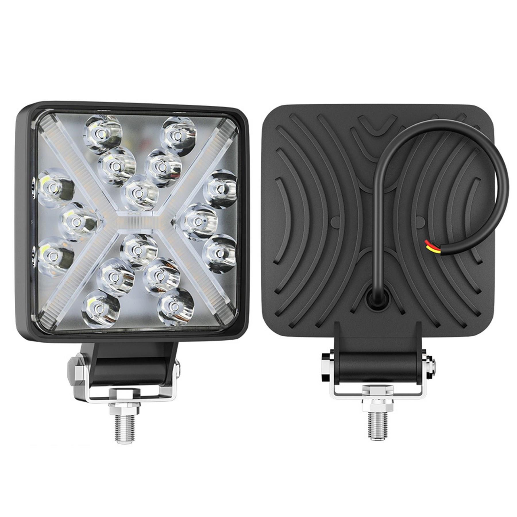 16 LED X ANGEL Çakarlı Off Road Kamyon İş Makinesi Çalışma Lambası 1 Adet
