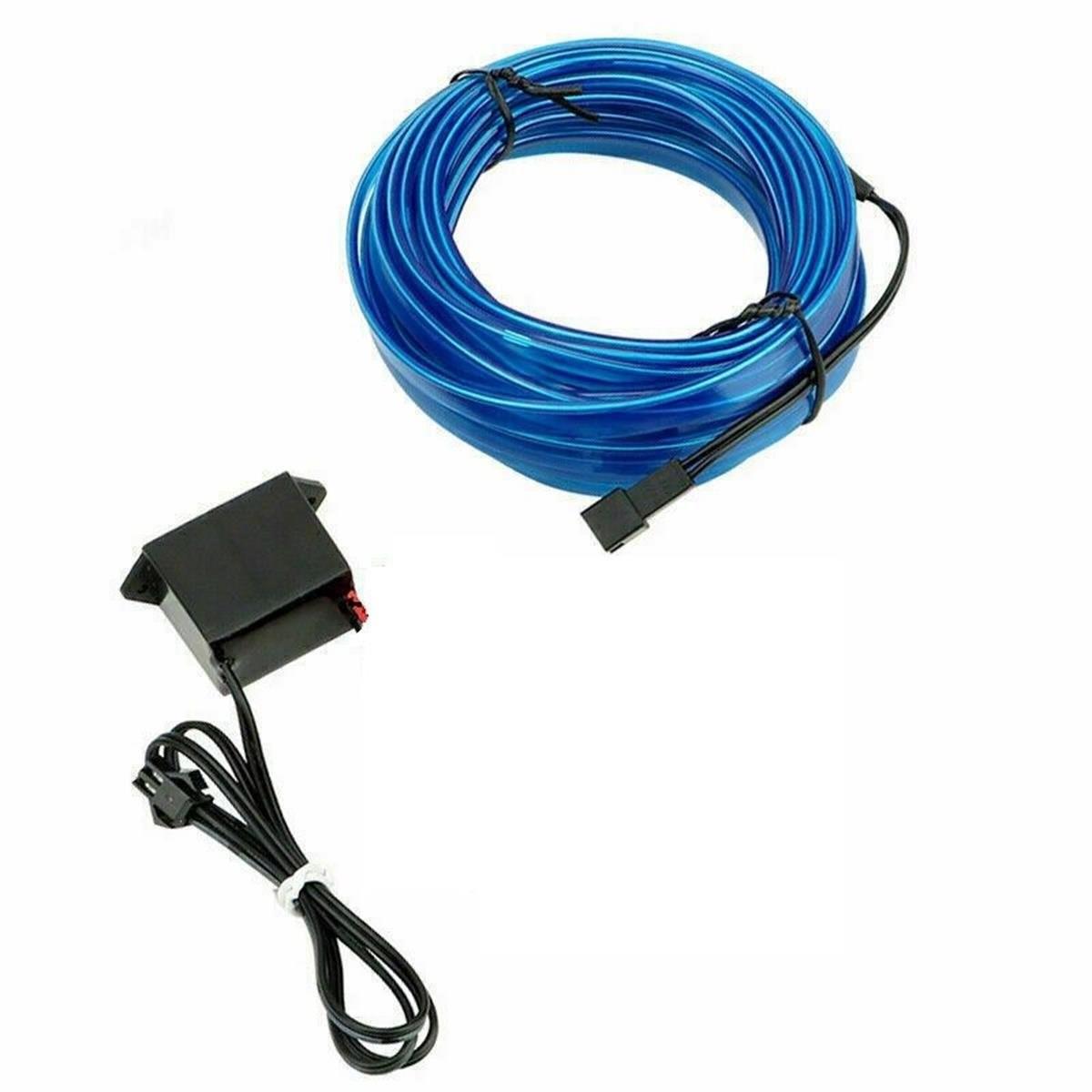 Araç İçi Neon Ledi Torpido İp Led 5 Metre MAVİ